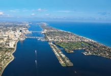Palm Beach County’s Business and Economy An aerial view of West Palm Beach. Photo courtesy of Adobe Stock